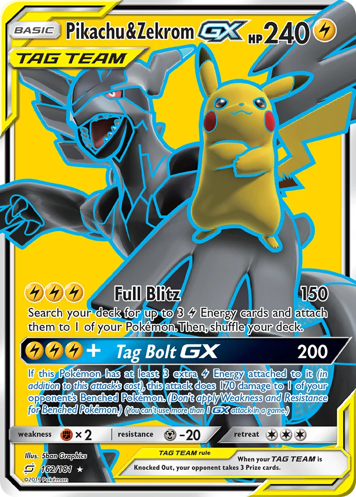 Pikachu & Zekrom-GX · Team Up