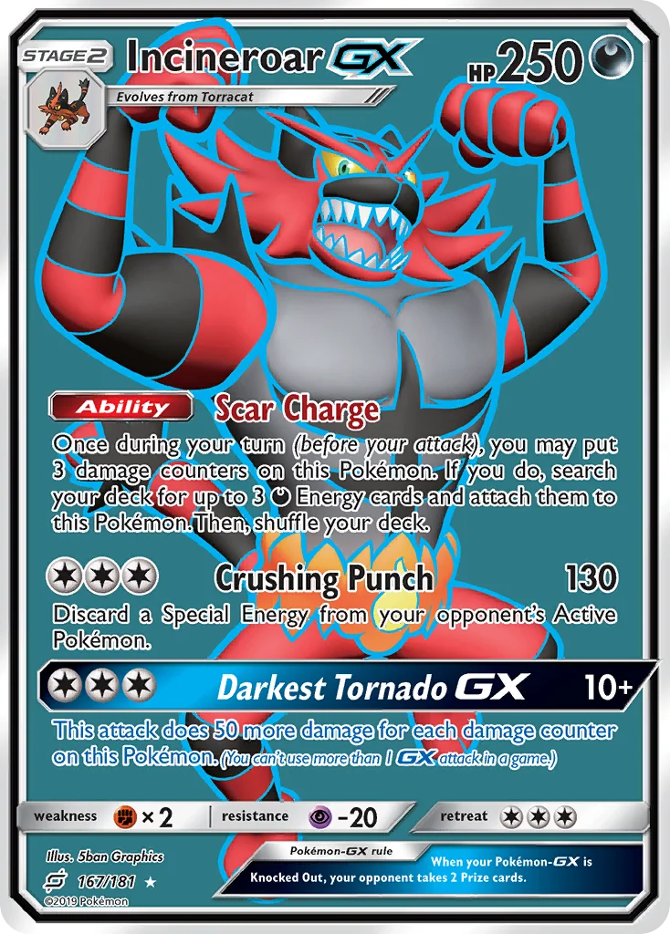 Incineroar-GX · Team Up