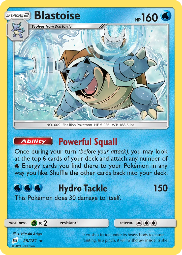 Blastoise · União de Aliados