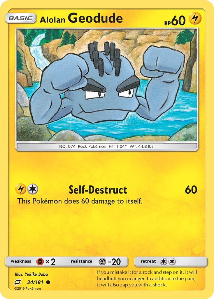 Alolan Geodude · Team Up