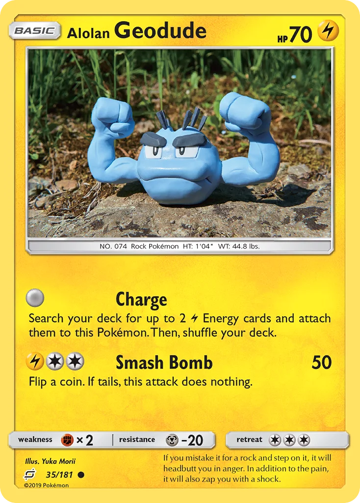 Alolan Geodude · Team Up