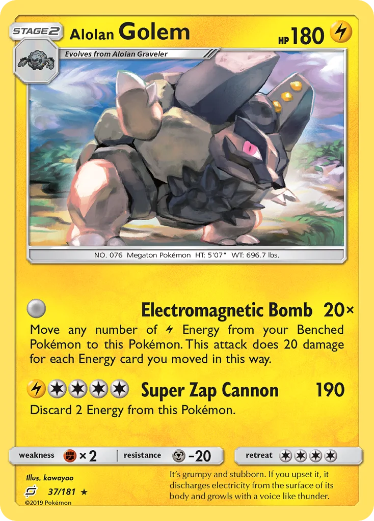 Golem de Alola · União de Aliados