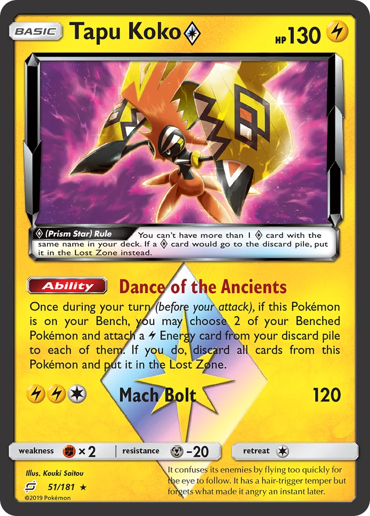 Tapu Koko ◇ · Team Up