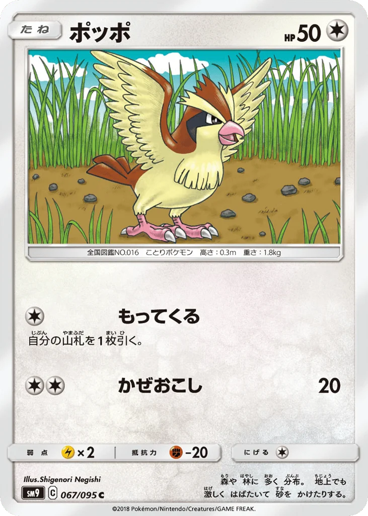 Pidgey · Tag Bolt