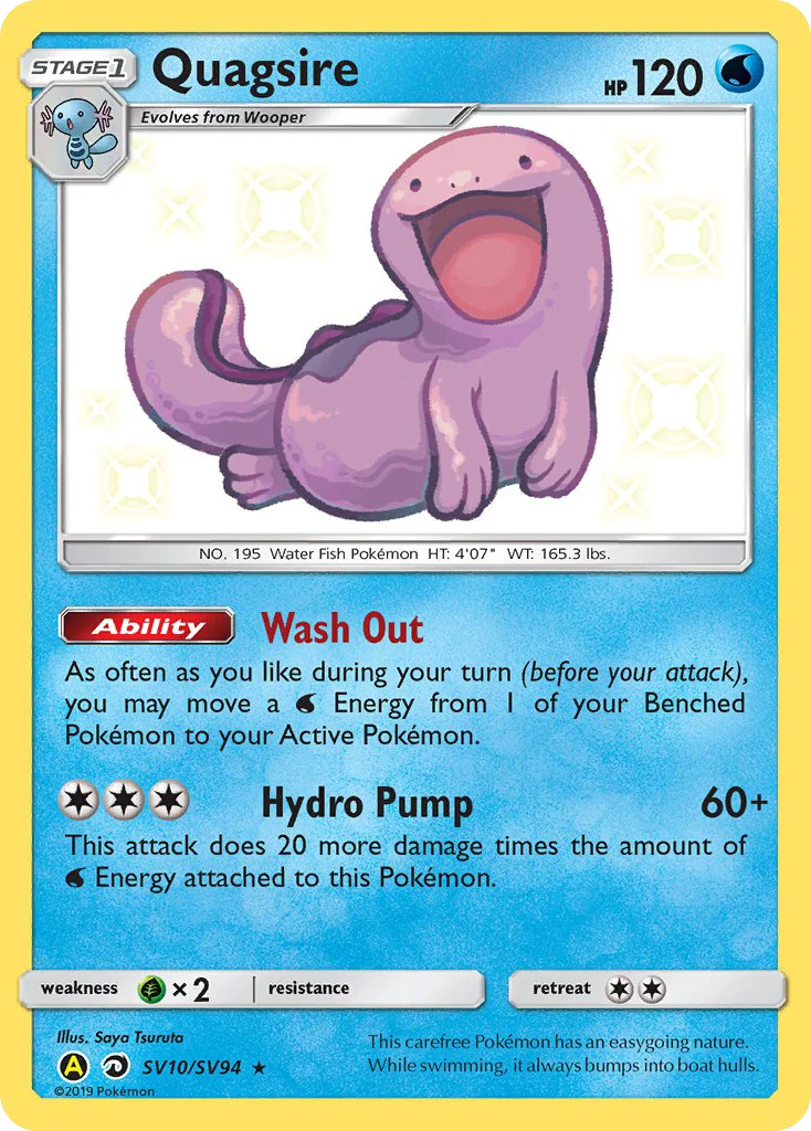 Quagsire · Hidden Fates Shiny Vault