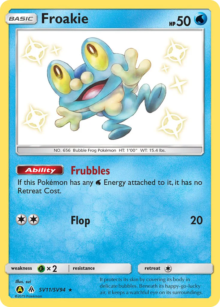 Froakie · Hidden Fates Shiny Vault