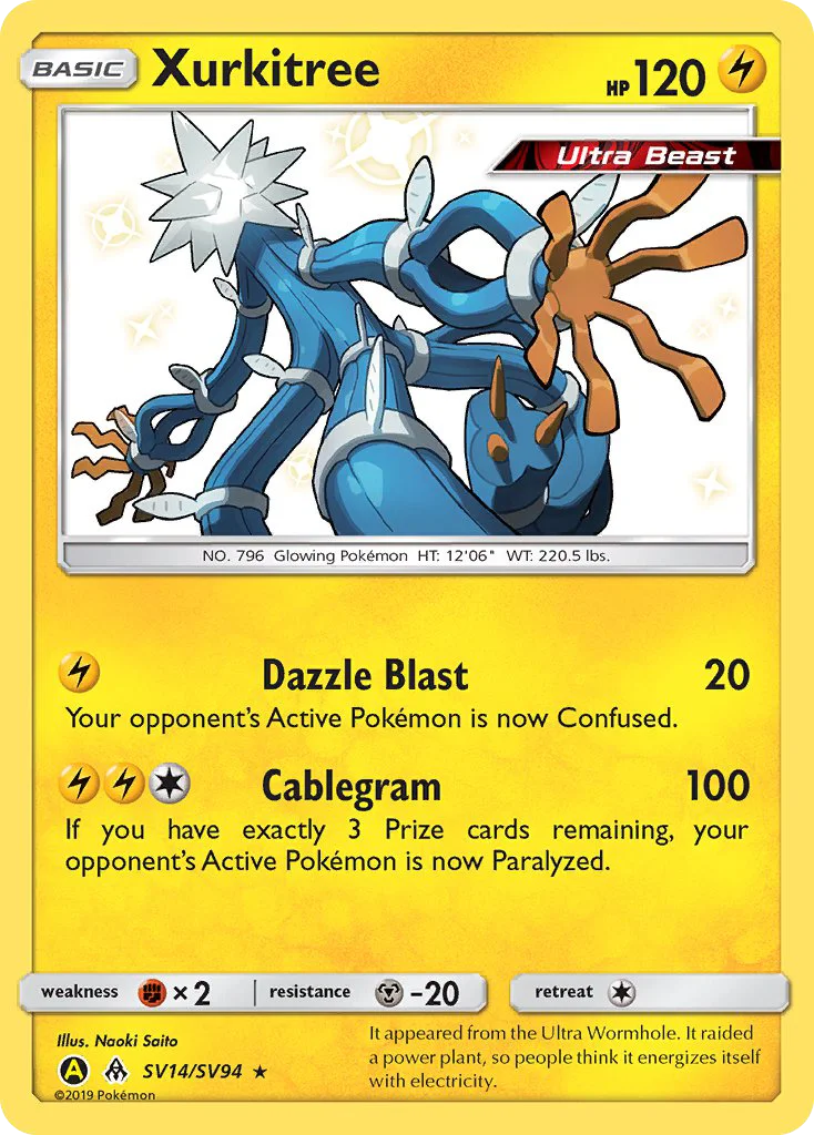 Xurkitree · Hidden Fates Shiny Vault