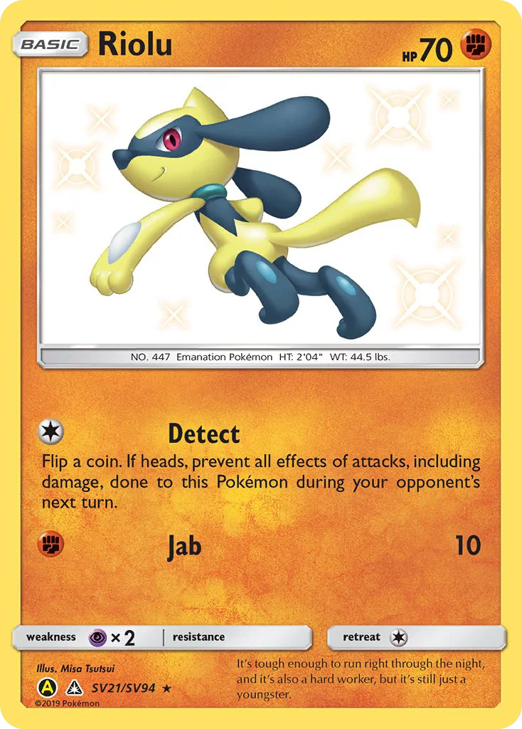 Riolu · Hidden Fates Shiny Vault