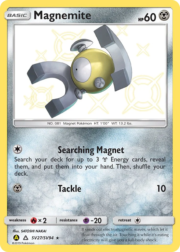 Magnemite · Hidden Fates Shiny Vault