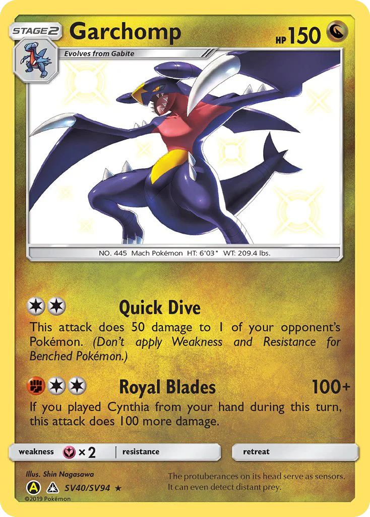Garchomp · Hidden Fates Shiny Vault