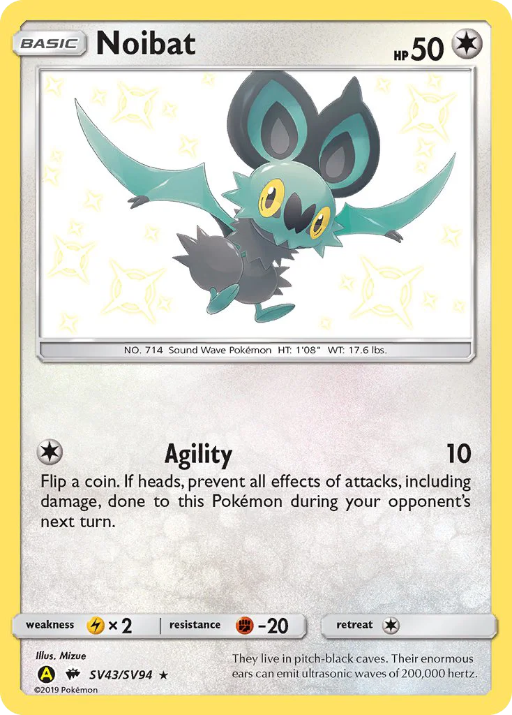 Noibat · Hidden Fates Shiny Vault