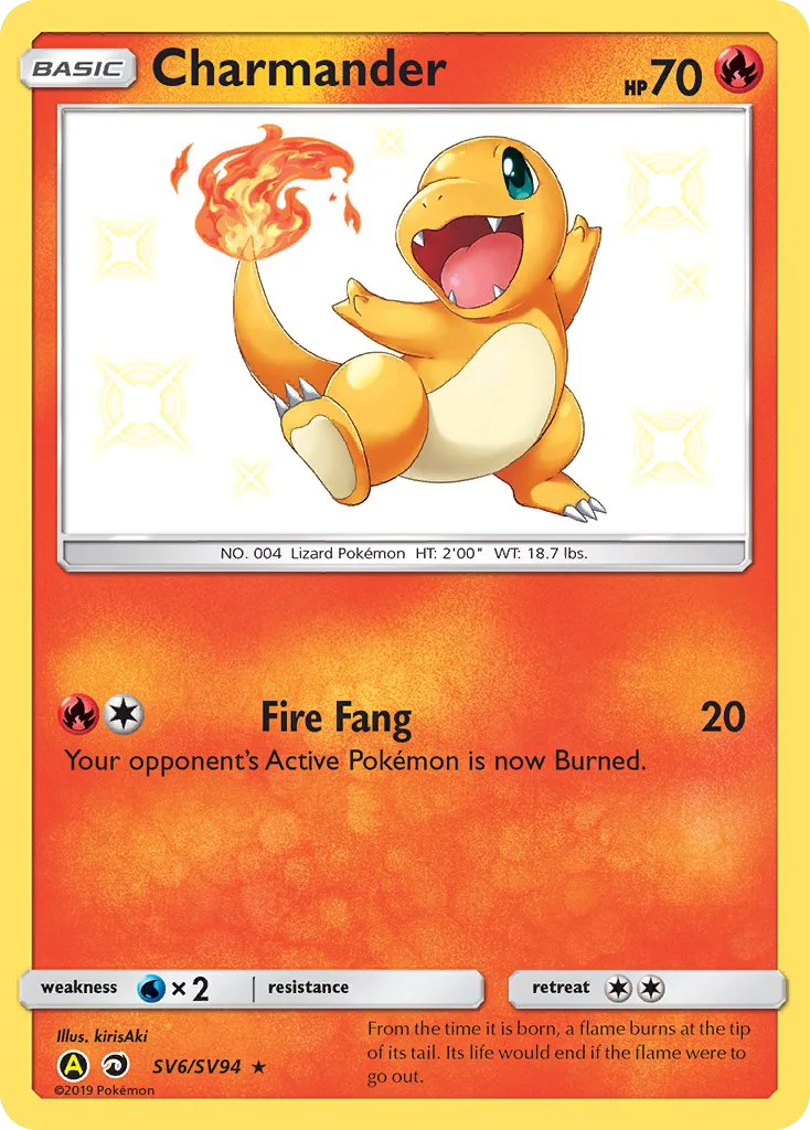 Charmander · Hidden Fates Shiny Vault