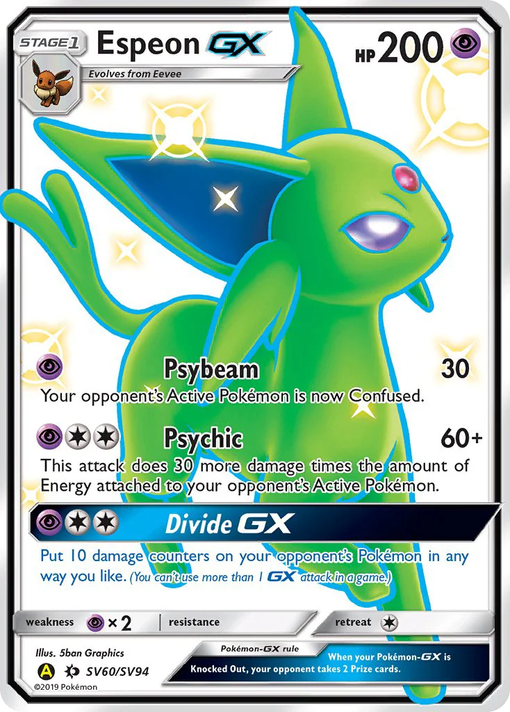 Espeon-GX · Hidden Fates Shiny Vault