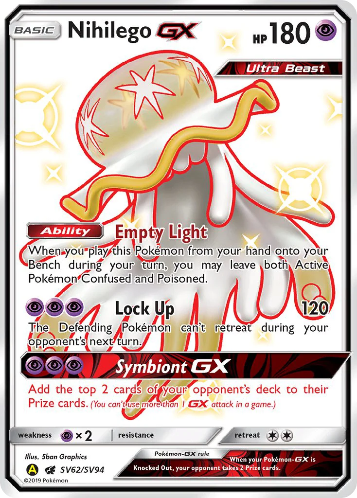 Nihilego-GX · Hidden Fates Shiny Vault