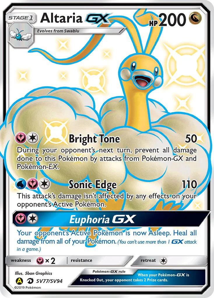 Altaria-GX · Hidden Fates Shiny Vault