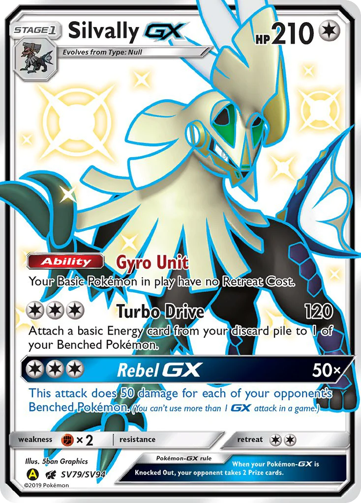 Silvally-GX · Hidden Fates Shiny Vault