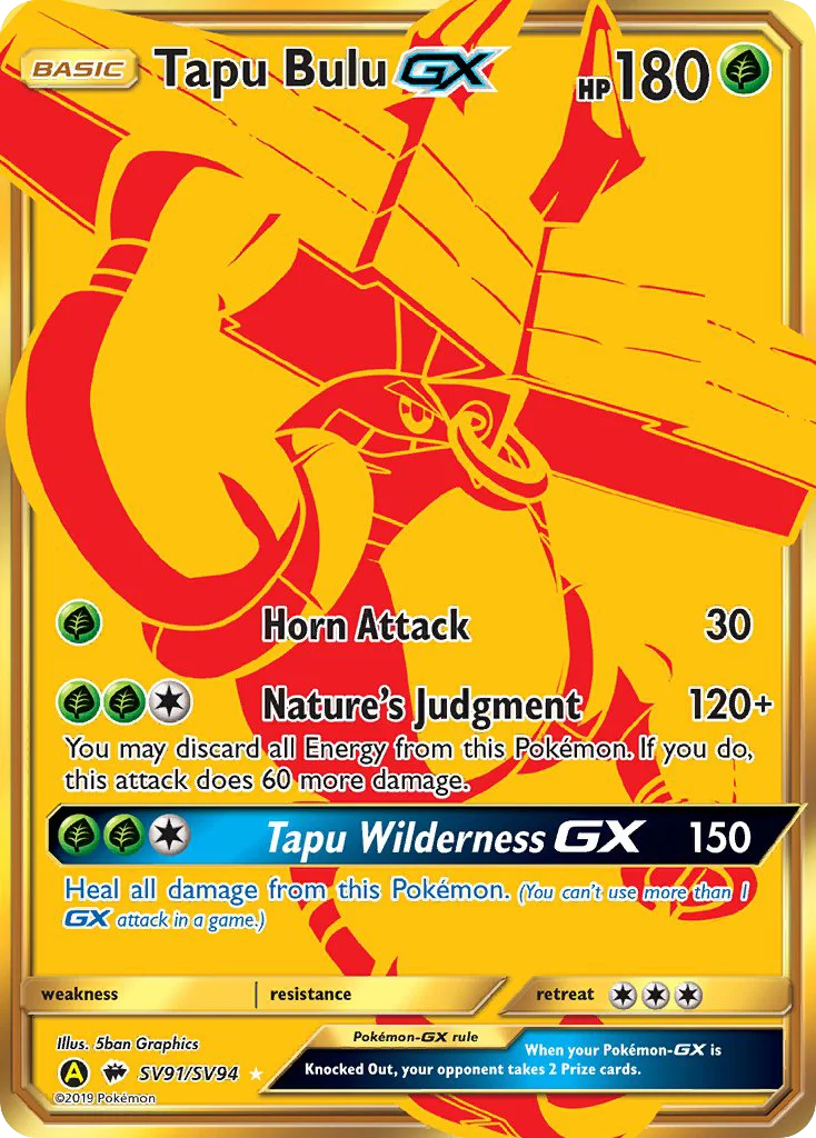Tapu Bulu-GX · Hidden Fates Shiny Vault