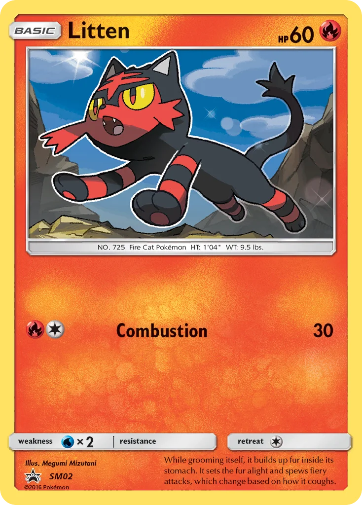 Litten · SM Black Star Promos