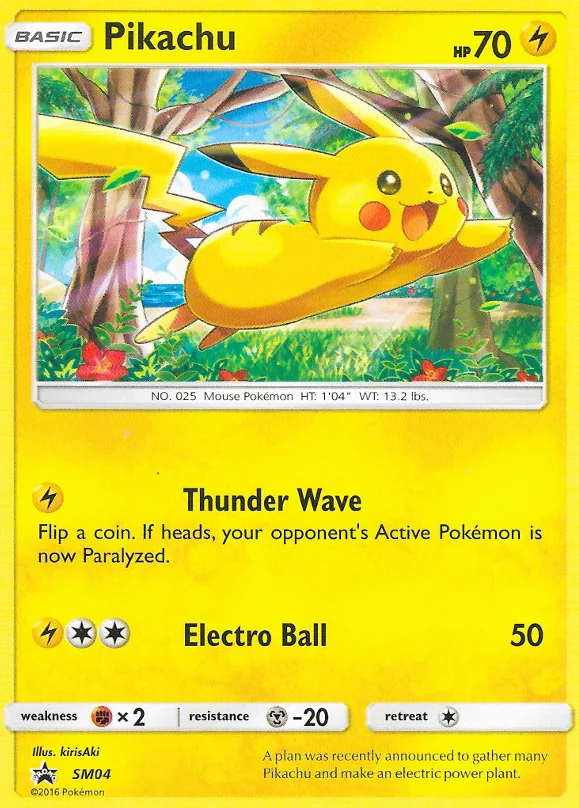 Pikachu · SM Black Star Promos