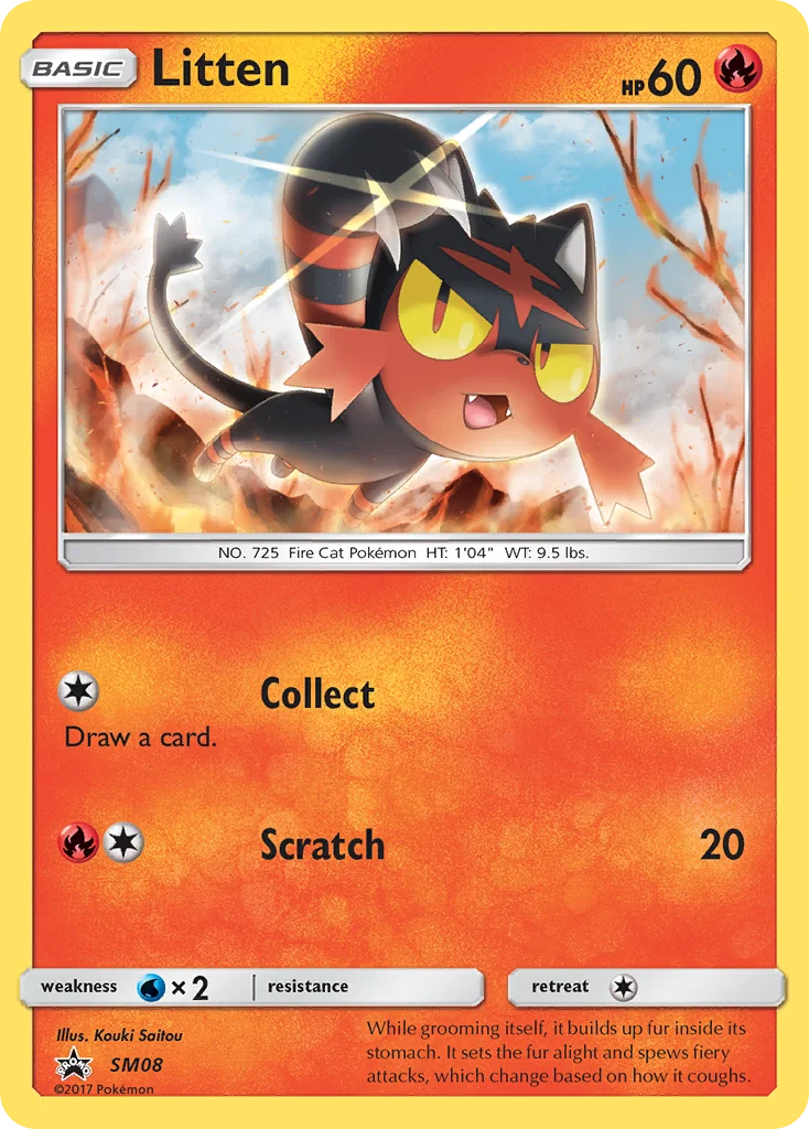 Litten · SM Black Star Promos