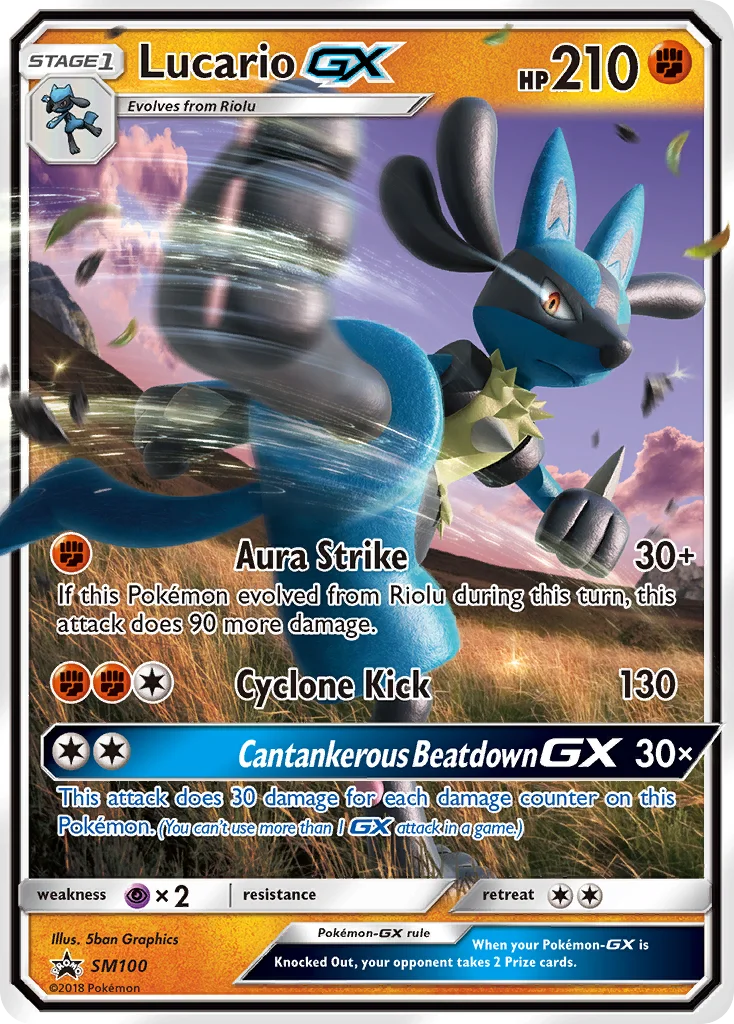 Lucario-GX · SM Black Star Promos