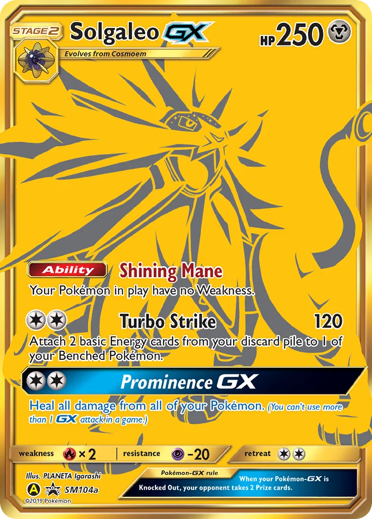 Solgaleo-GX · SM Black Star Promos