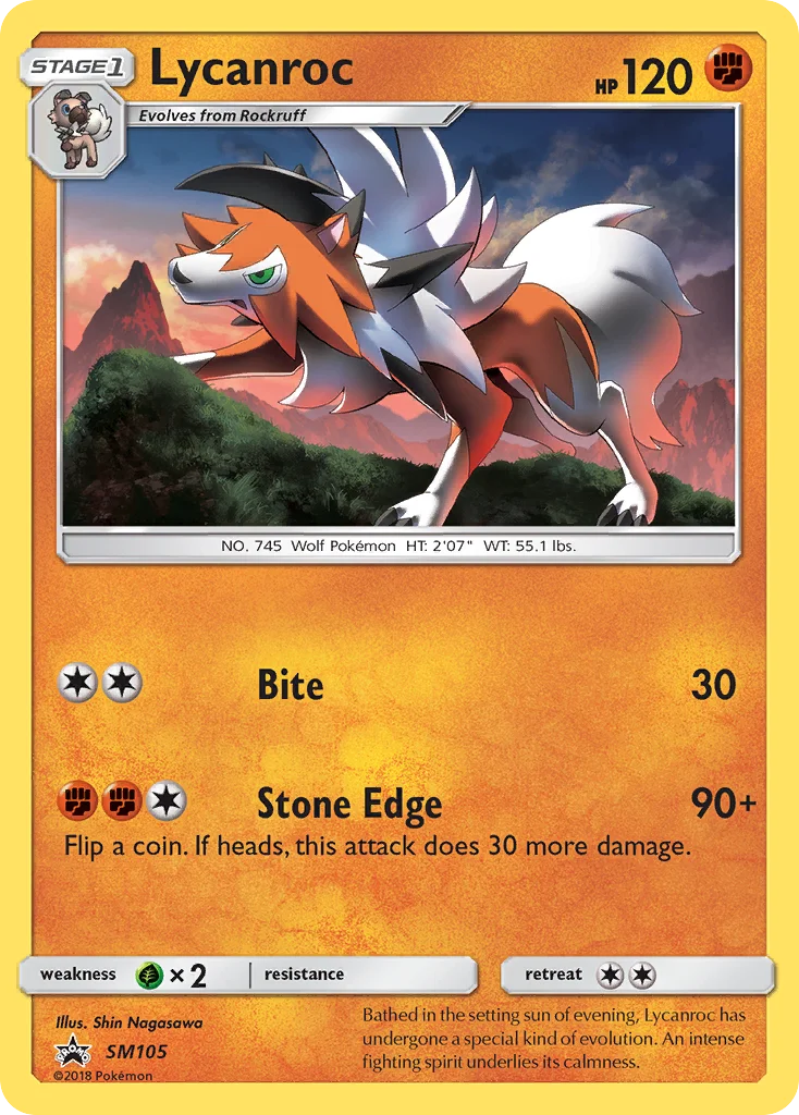 Lycanroc · SM Black Star Promos