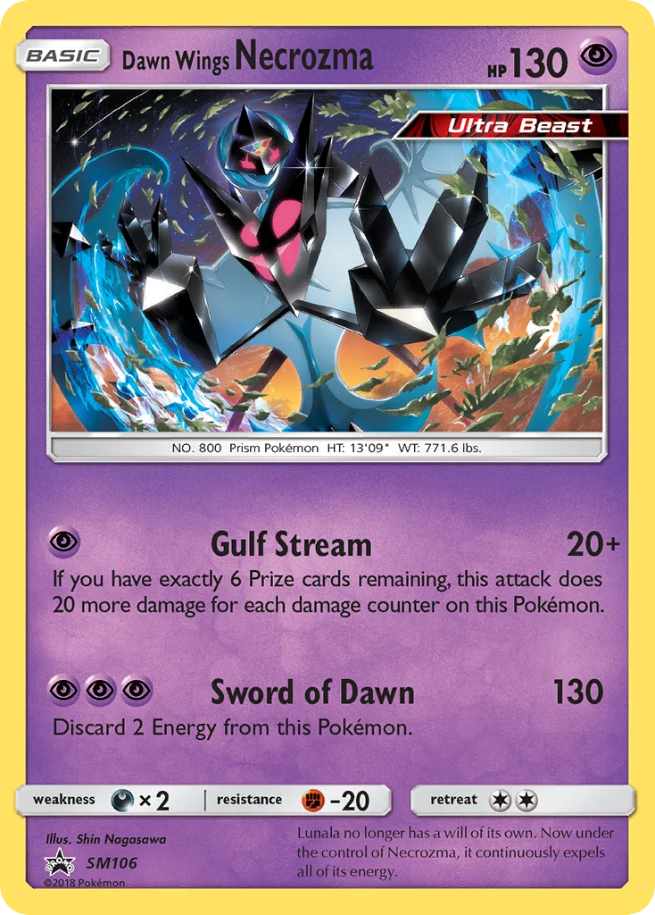 Dawn Wings Necrozma · SM Black Star Promos