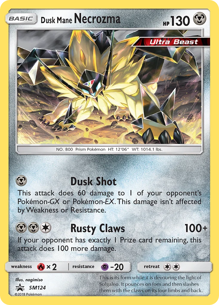 Dusk Mane Necrozma · SM Black Star Promos