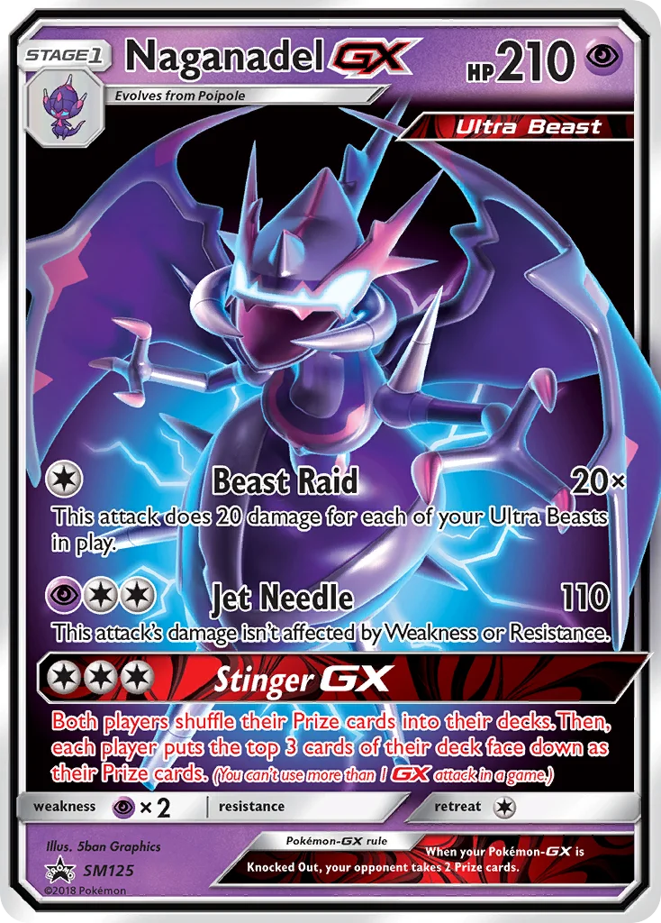Naganadel-GX · SM Black Star Promos