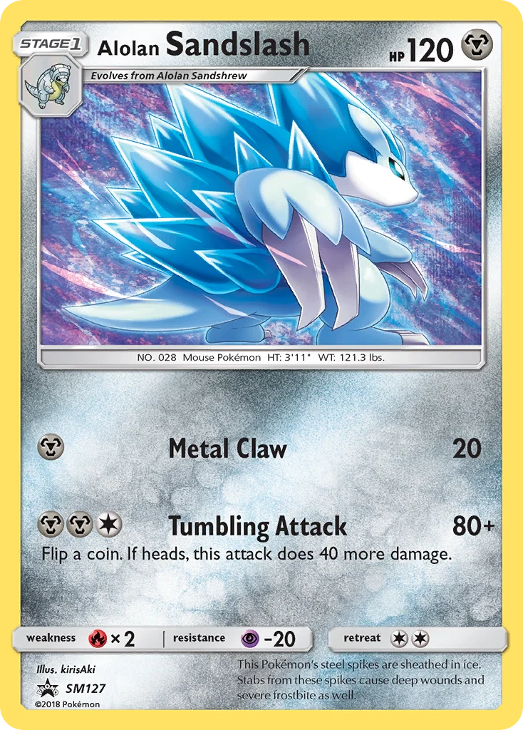 Sandslash de Alola · Sol e Lua Promos