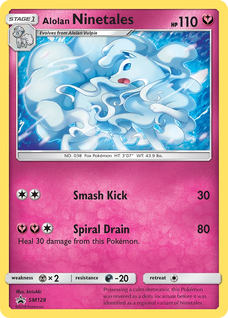Ninetales de Alola · Sol e Lua Promos