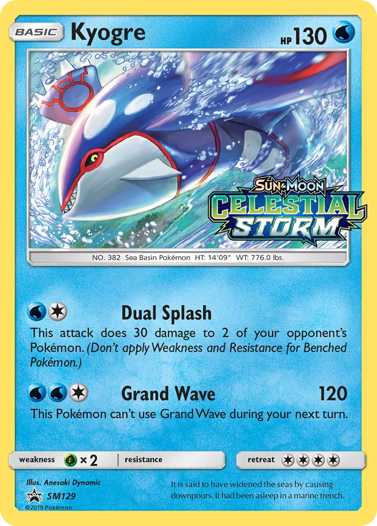 Kyogre · SM Black Star Promos
