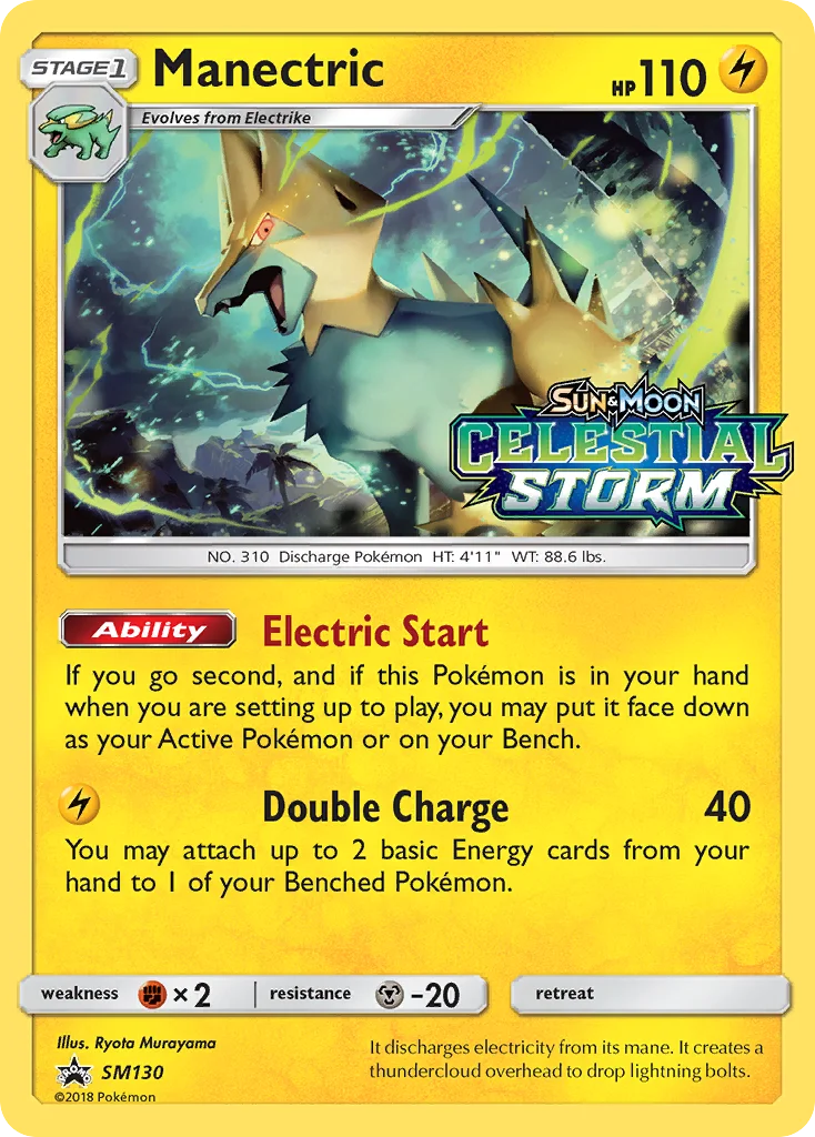 Manectric · SM Black Star Promos