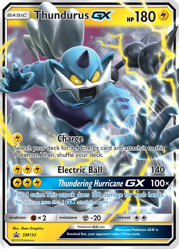 Thundurus-GX · SM Black Star Promos