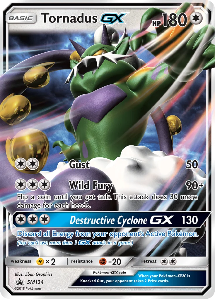 Tornadus-GX · SM Black Star Promos