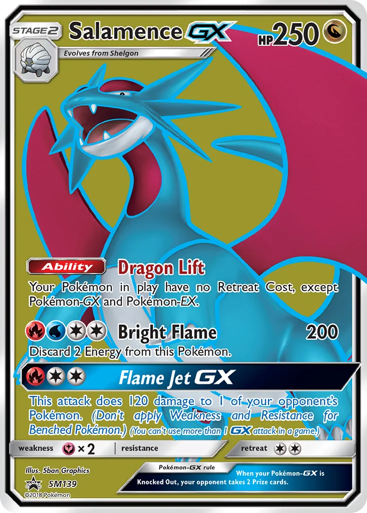 Salamence-GX · SM Black Star Promos