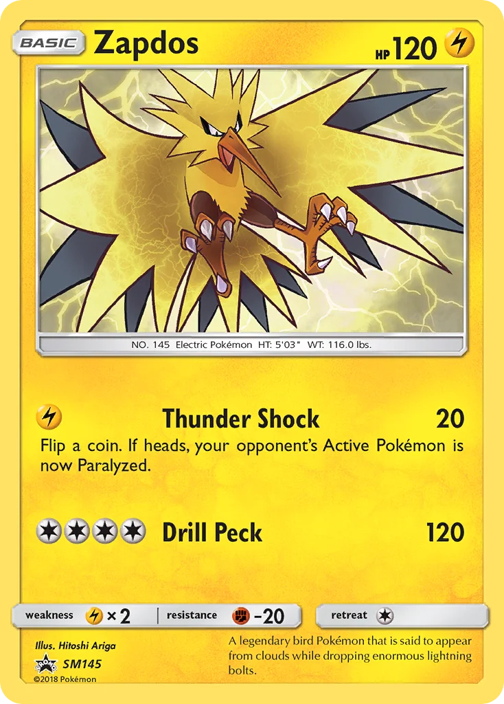 Zapdos · SM Black Star Promos