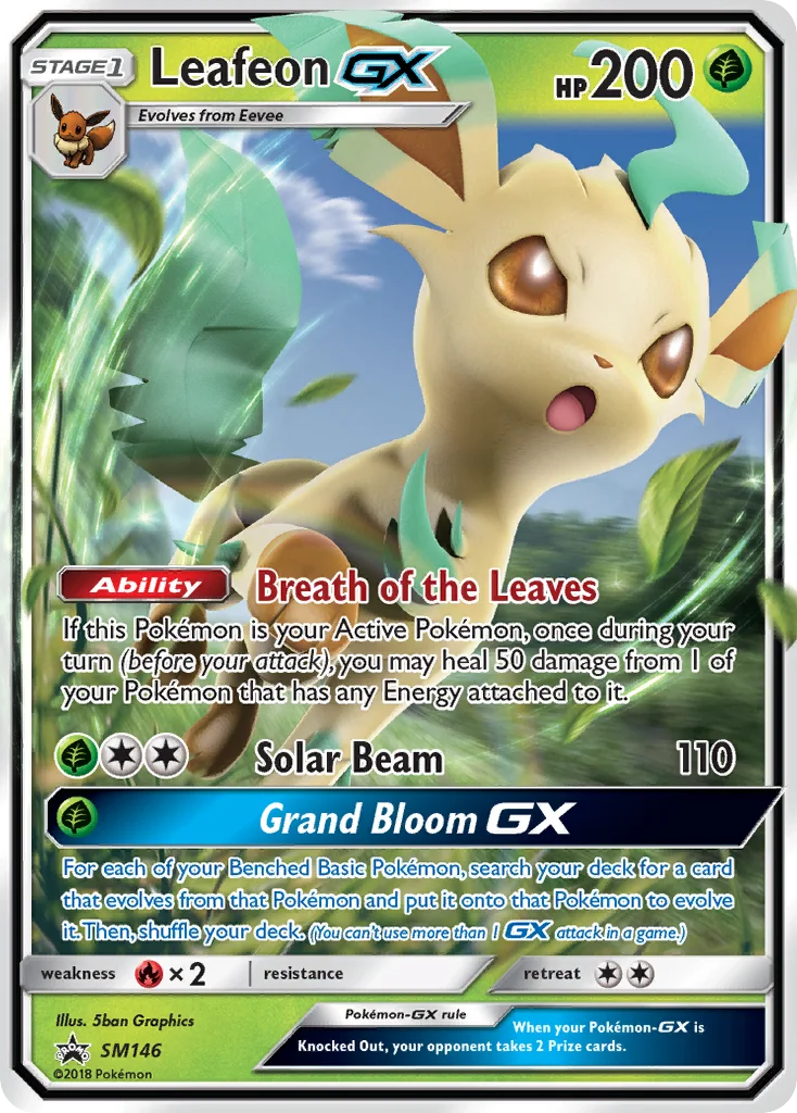 Leafeon-GX · SM Black Star Promos