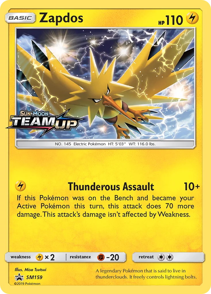 Zapdos · SM Black Star Promos