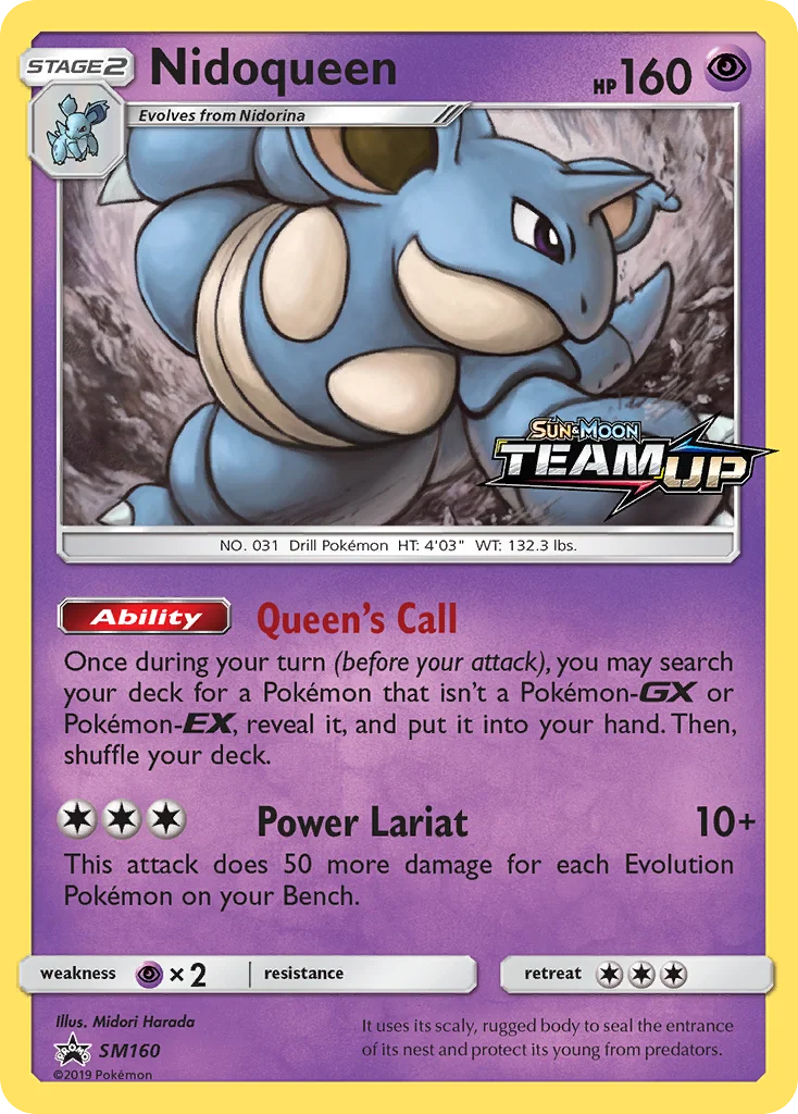Nidoqueen · SM Black Star Promos