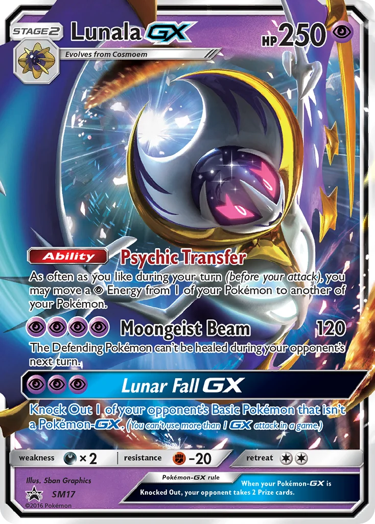 Lunala-GX · SM Black Star Promos