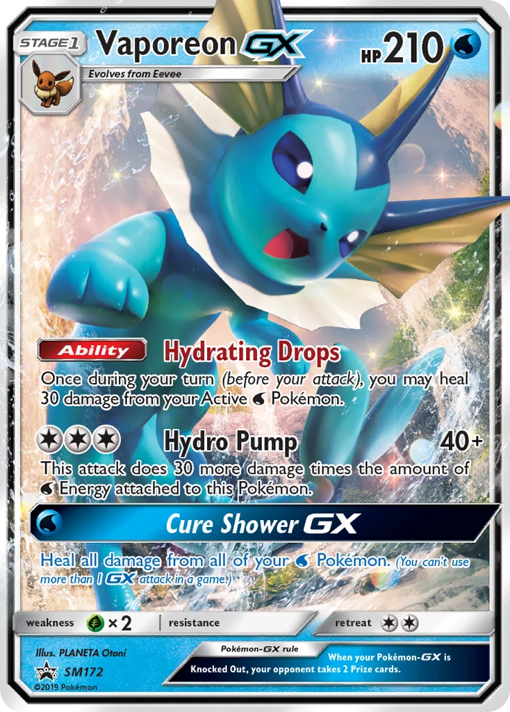 Vaporeon-GX · SM Black Star Promos