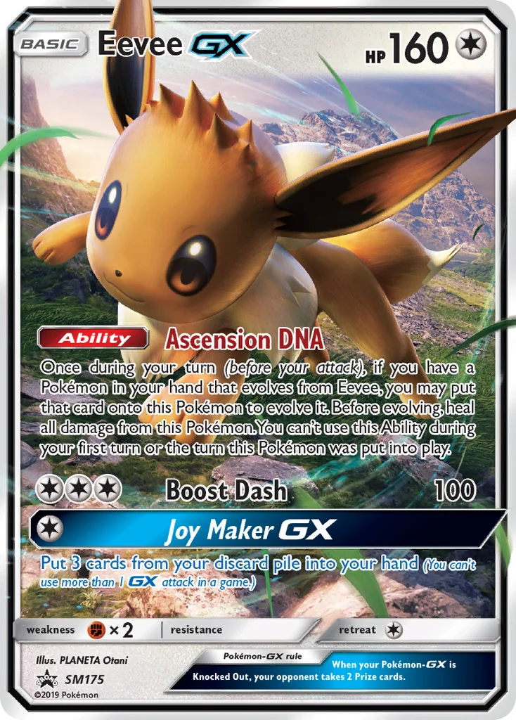 Eevee-GX · SM Black Star Promos