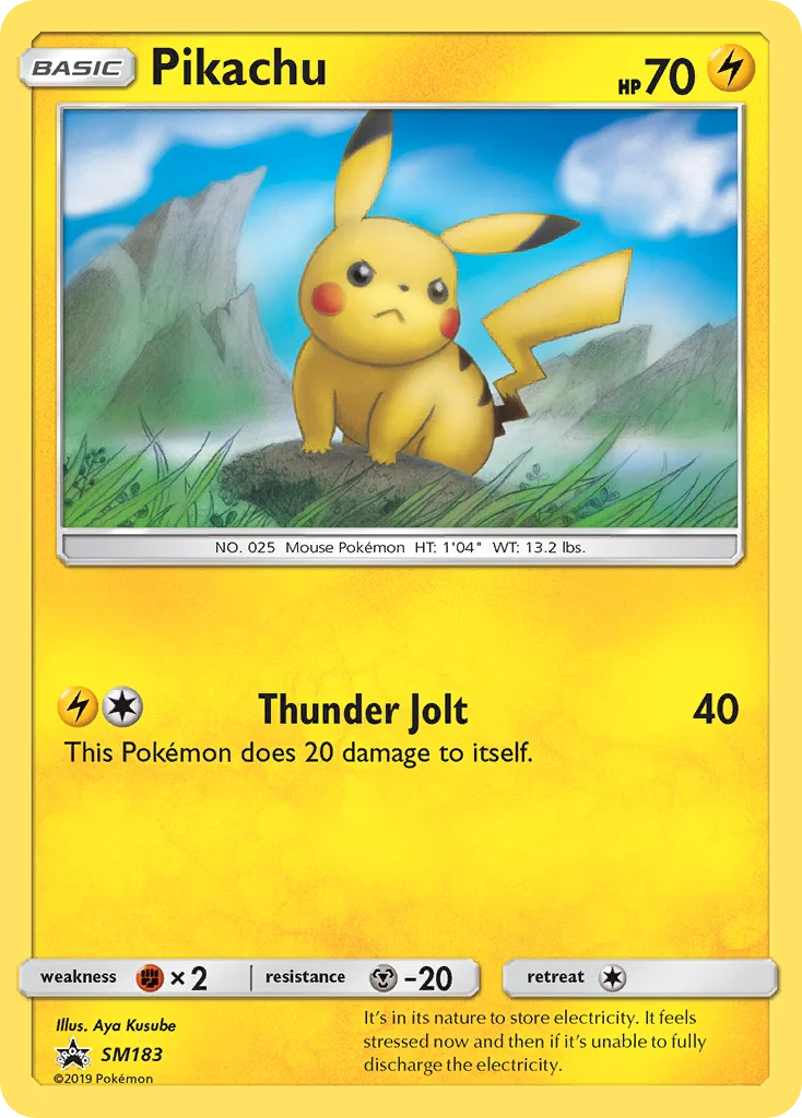 Pikachu · SM Black Star Promos