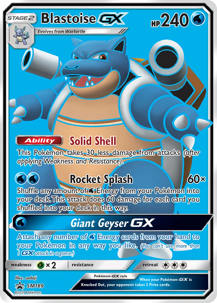 Blastoise-GX · SM Black Star Promos