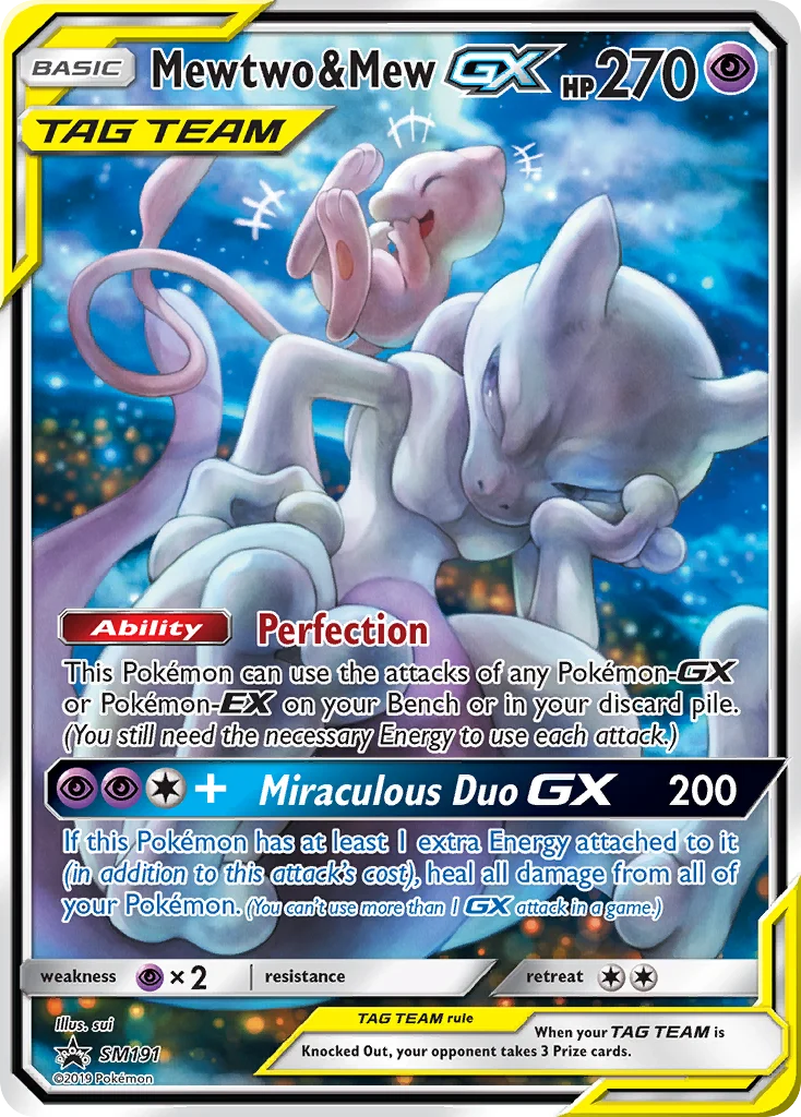 Mewtwo & Mew-GX · SM Black Star Promos