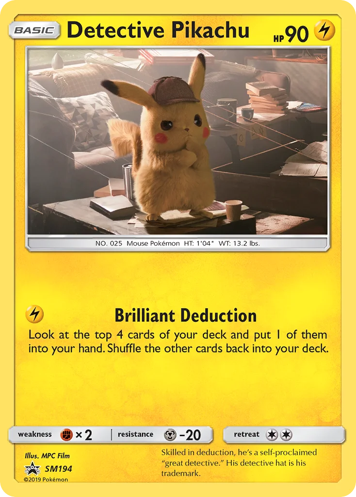 Detective Pikachu · SM Black Star Promos