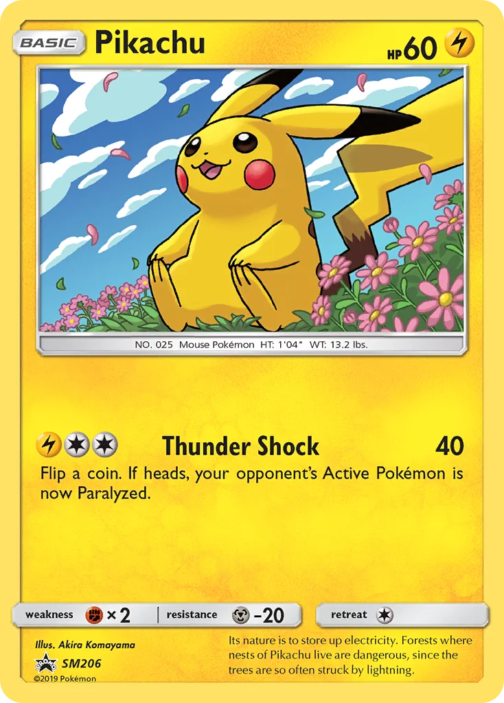 Pikachu · SM Black Star Promos