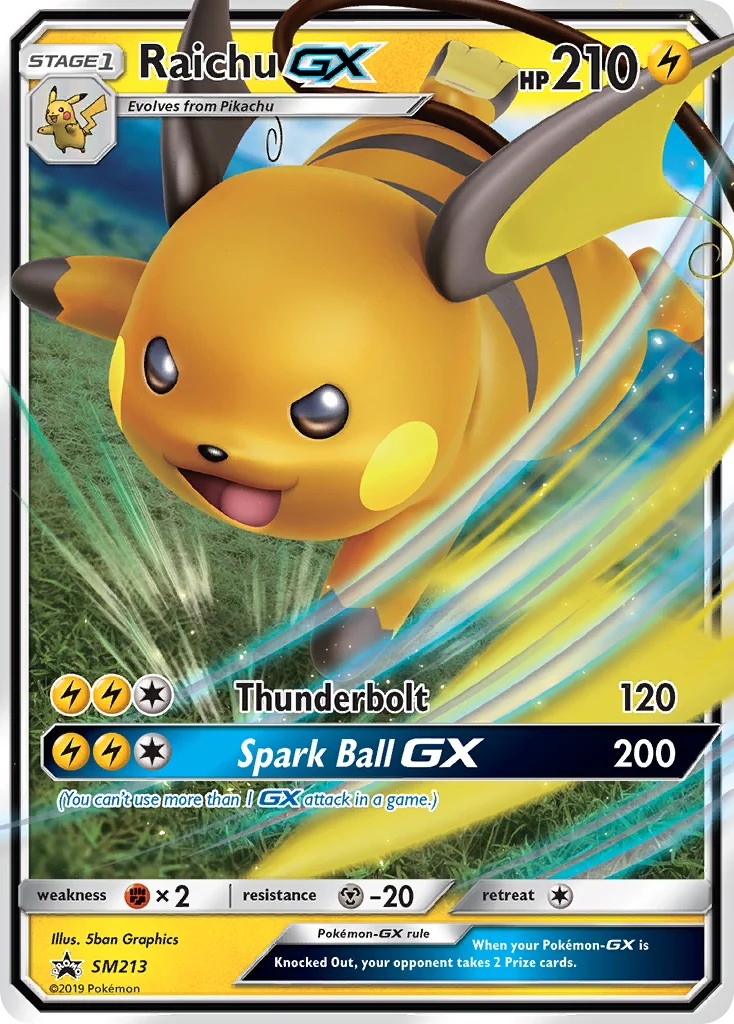 Raichu-GX · SM Black Star Promos